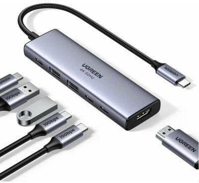 UGREEN CM511 6-in-1 Multifunction Adapter with 4K HDMI (35999), фото 3