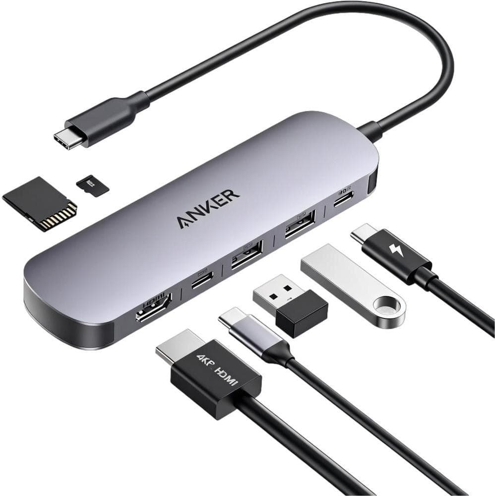 Anker Nano USB-C Hub 7-in-1 100W 4K (A83D2HA1)