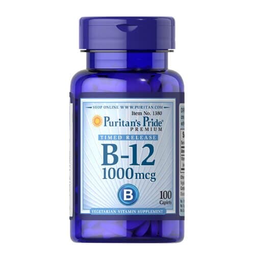 Puritan's Pride Vitamin B-12 1000 mcg Timed Release 100 таблеток