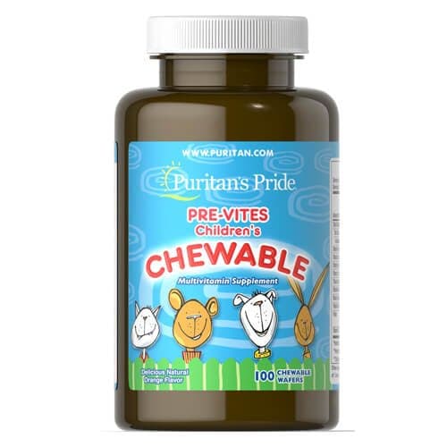 Puritan's Pride Pre-Vites Children's Multivitamin 100 таблеток