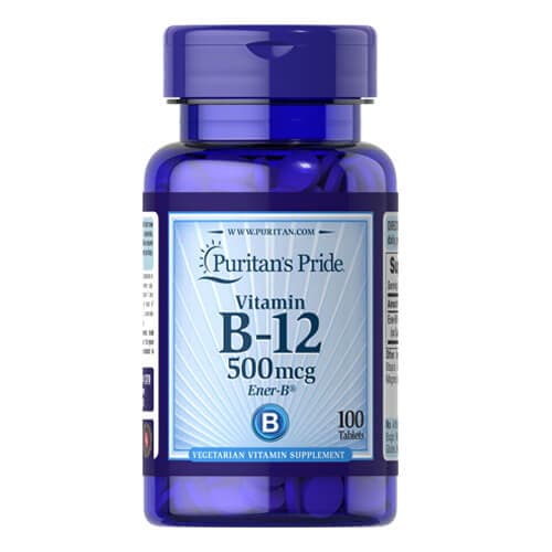 Puritan's Pride Vitamin B-12 500 mcg 100 таблеток