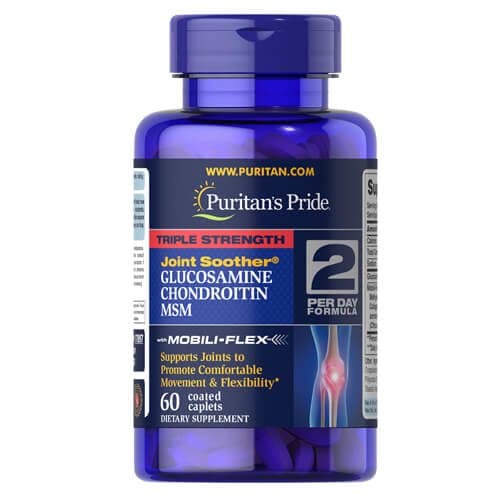 Puritan's Pride Triple Glucosamine Chondroitin MSM 60 таблеток