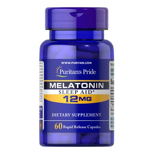 Puritan's Pride Melatonin 12 mg 60 rкапсул (03.2027)