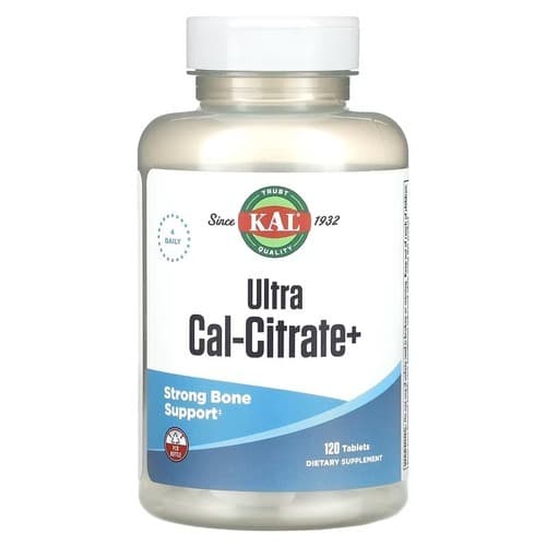 KAL Ultra Cal-Citrate+ 120 Tablets