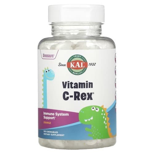 KAL Dinosaurs Vitamin C-Rex Orange 100 Chewables