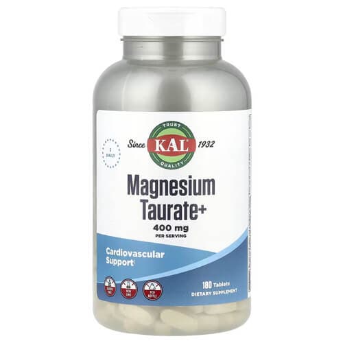 KAL Magnesium Taurate + 200 mg 180 Tablets