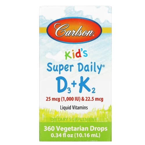 Carlson Kid's Super Daily D3 + K2 10.16 ml