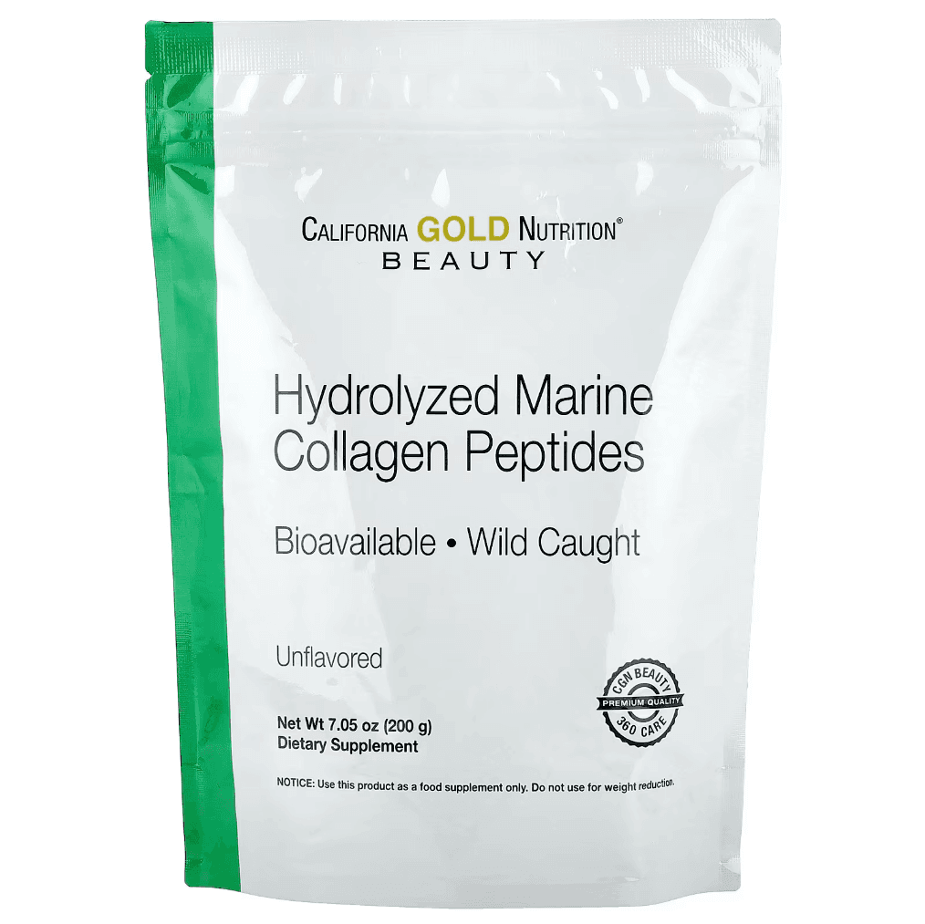 California Gold Nutrition Hydrolyzed Marine Collagen Peptides 200 грам