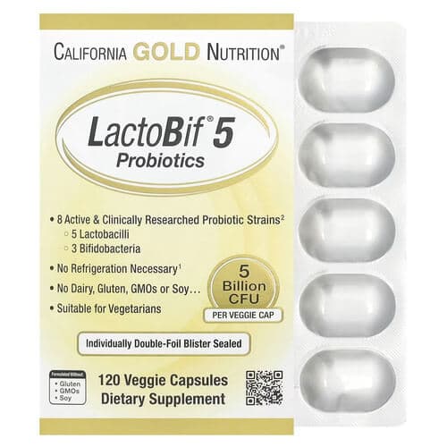 CGN LactoBif Probiotics 5 Billion CFU 120 Caps