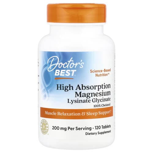 Doctor's Best High Absorption Magnesium 100 mg 120 таблеток
