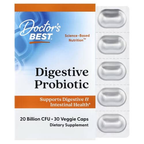 Doctor's Best Digestive Probiotic 30 Caps