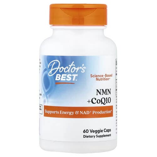 Doctor's Best NMN + CoQ10 60 рослинних капсул