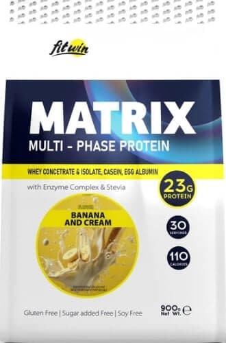FitWin MATRIX 77% 900 g - Ванільне морозиво