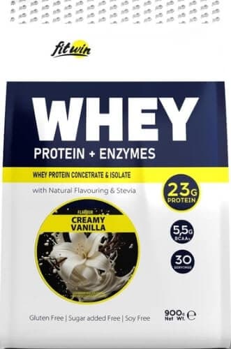FitWin WHEY 77% 900 g - Банан та вершки