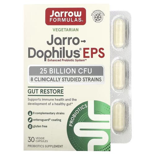 Jarrow Formulas Jarro-Dophilus EPS 25 Billion CFU 30 рослинних капсул