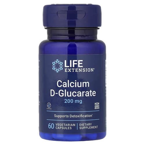 Life Extension Calcium D-Glucarate 200 mg 60 капсул