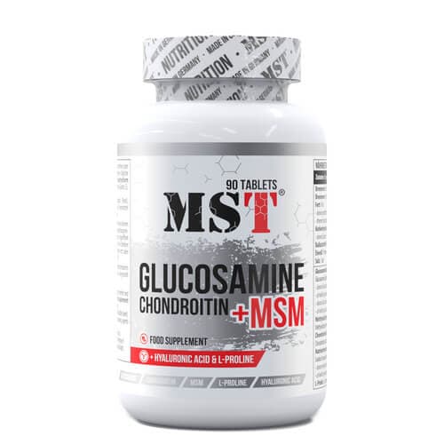 MST Chondroitin Glucosamine MSM, Hyaluronic Acid, L-Proline 90 tab