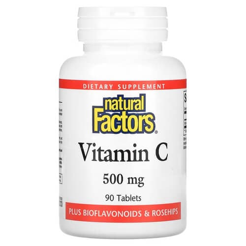 Natural Factors Vitamin C 500 mg 90 Tablets