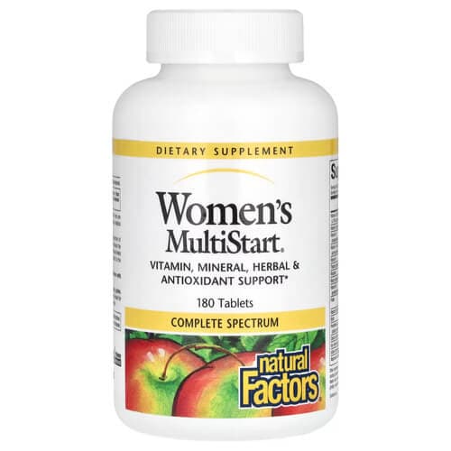 Natural Factors Women's MultiStart 180 Tablets