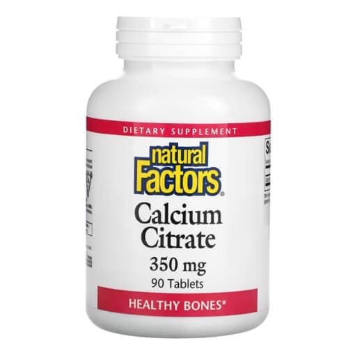 Natural Factors Calcium Citrate 350 mg 90 Tablets