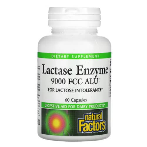 Natural Factors Lactase Enzyme 300 mg 60 капсул