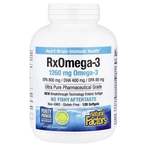 Natural Factors Rx Omega-3 120 Softgels