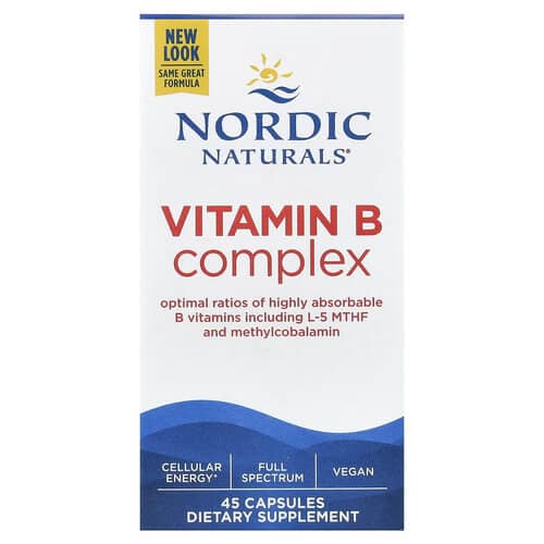 Nordic Naturals Vitamin B Complex 45 Capsules