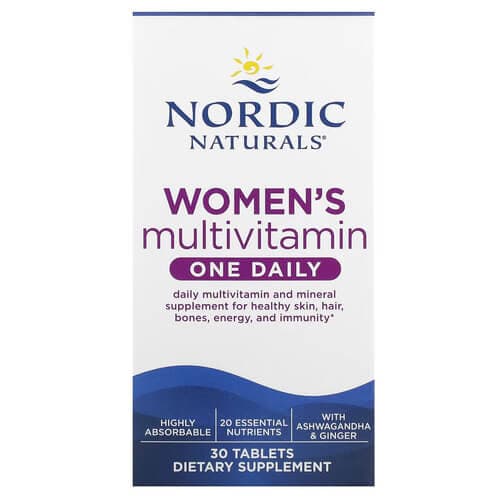 Nordic Naturals Women's Multivitamin One Daily 30 таблеток