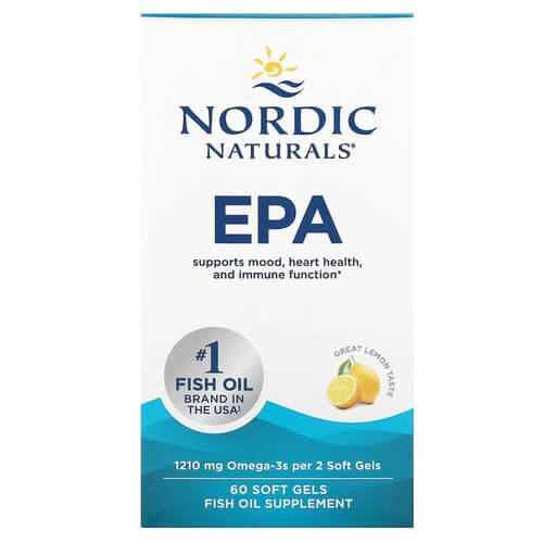 Nordic Naturals EPA Lemon 60 SoftGels