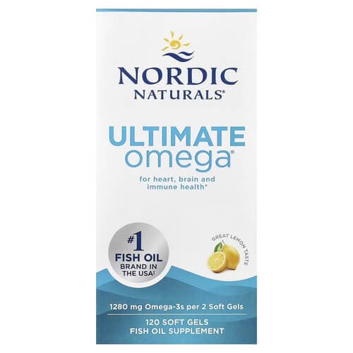 Nordic Naturals Ultimate Omega (1280 mg) 120 рідких капсул