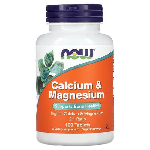 NOW Calcium & Magnesium 100 таблеток