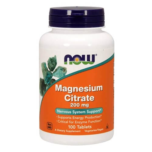 NOW Magnesium Citrate 200 mg 100 таблеток