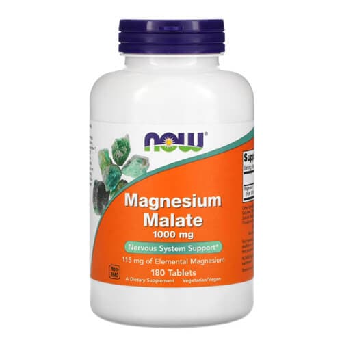 NOW Magnesium Malate 180 таблеток
