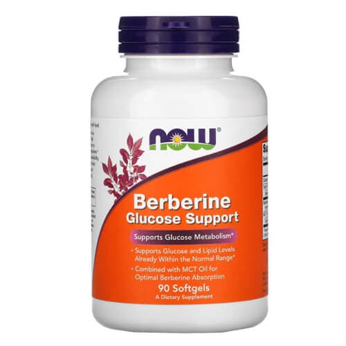 NOW Berberine 400 mg 90 рідких капсул