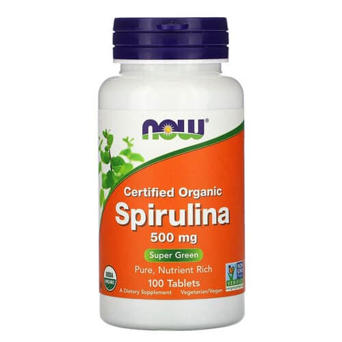 NOW Spirulina 500 mg 100 tablets