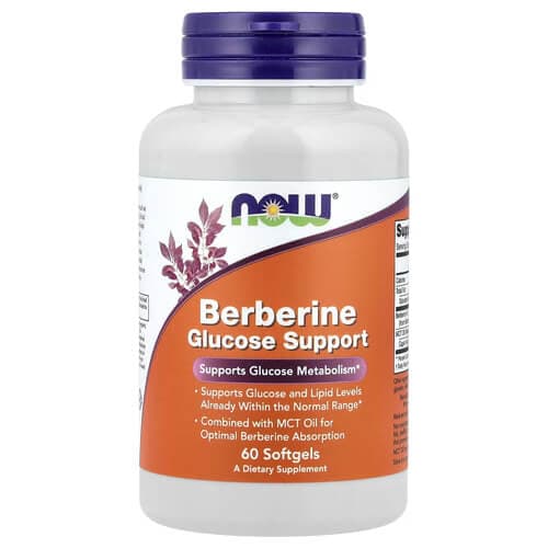 NOW Berberine 60 Softgels