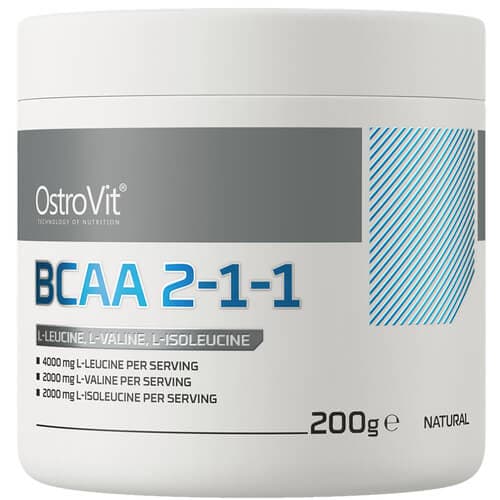 OstroVit BCAA 2-1-1 200 грам, Без смаку