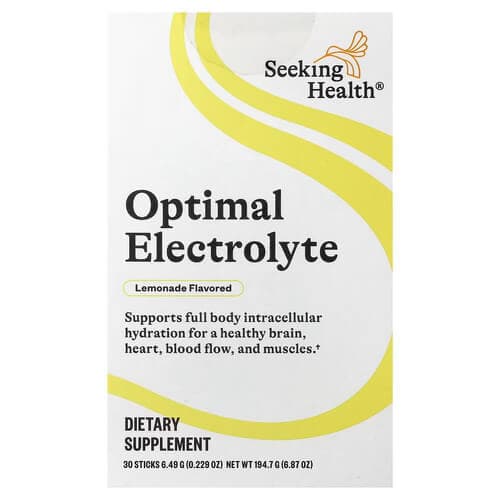 Seeking Health Optimal Electrolyte Lemonade 30 Sticks