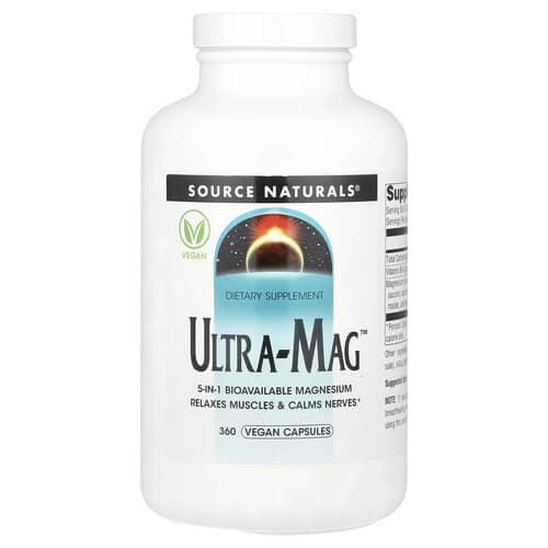 Source Naturals Ultra-Mag 360 Vegan Capsules