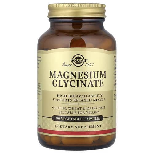 Solgar Magnesium Glycinate 90 рослинних капсул