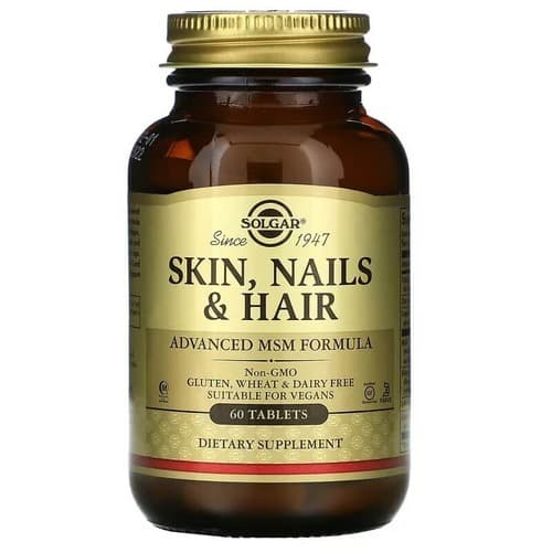 Solgar Skin Nails & Hair Advanced MSM Formula 60 tab