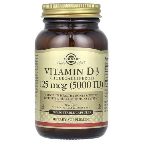 Solgar Vitamin D3 5000 IU 120 caps