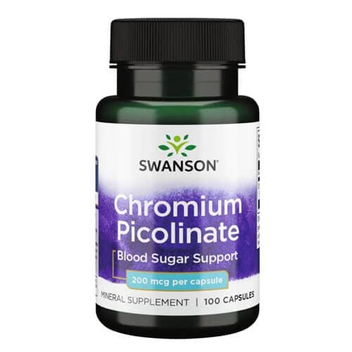 Swanson Chromium Picolinate 200 mcg 100 caps