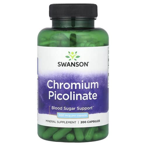 Swanson Chromium Picolinate 200 mcg 200 caps