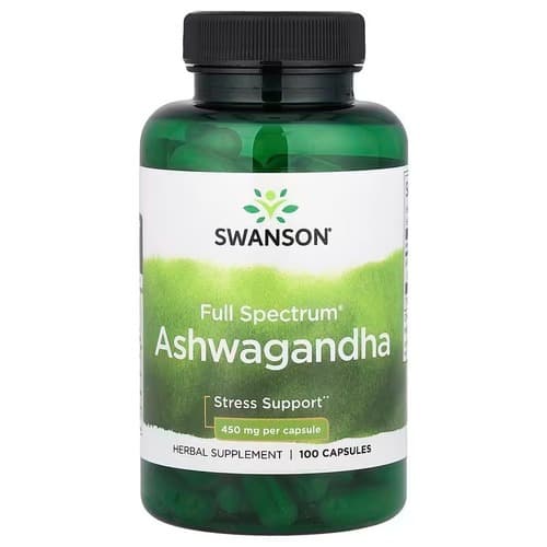 Swanson Ashwagandha Extract Full Spectrum 450 mg 100 caps