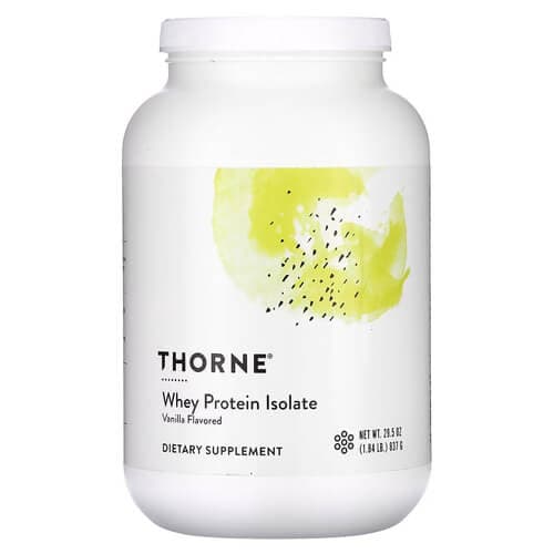 Thorne Whey Protein Isolate 906 грам Ваніль