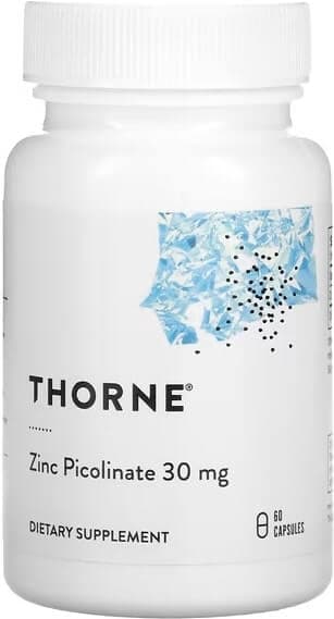 Thorne Zinc Picolinate 30 mg 60 caps
