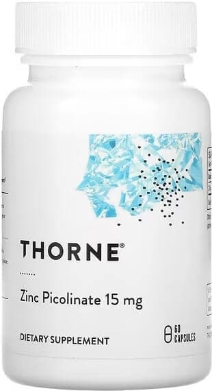 Thorne Zinc Picolinate 15 mg 60 caps