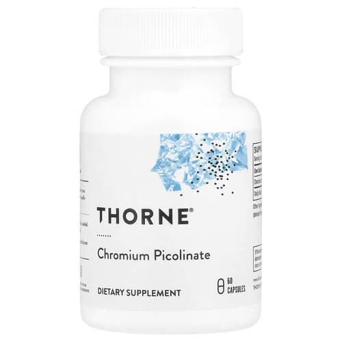 Thorne Chromium Picolinate 500 mcg 60 Capsules