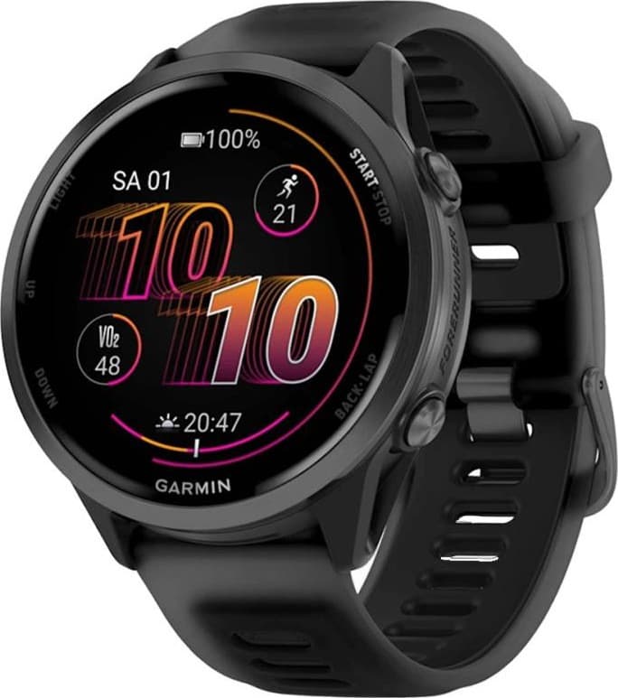Смарт-годинник Garmin Forerunner 570 47mm Slate Gray Aluminum w. Translucent Black/Black Band (010-02971-00/40)